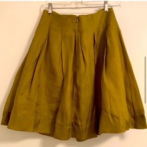 Anthropologie Silk A-Line Skirt fei size 6